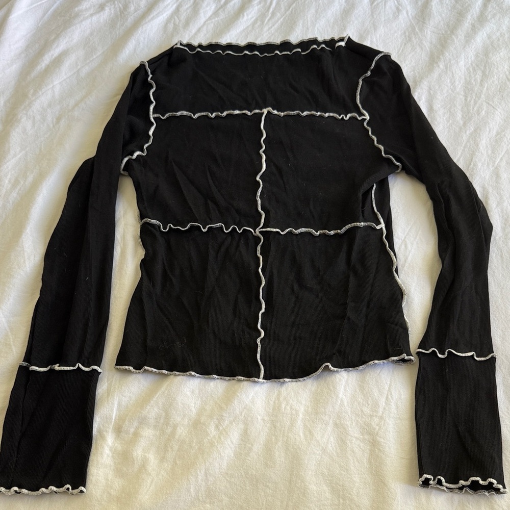 DONATING END OF APRIL Boat Neck Long Sleeve